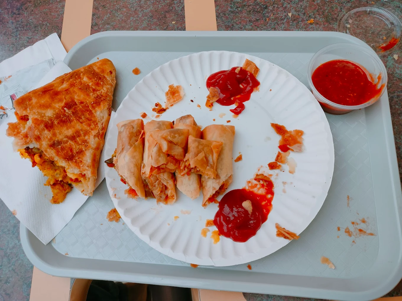 Dahi Puri - Indian appetizer at Curries & Puffs Mill Woods